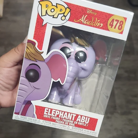 Disney Aladdin Elephant Abu Vinyl Figure - Picture 1 of 5